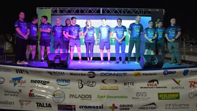 Más de 500 linternas alumbraron la maratón por el centenario de la Cámara de Comercio