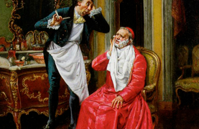 En la barbería