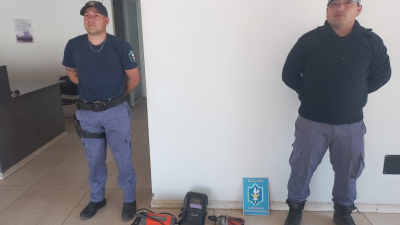 Herramientas recuperadas por la policía de Los Frentones