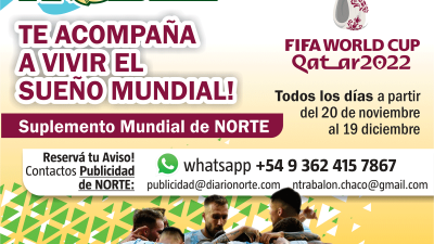 NORTE te acompaña a vivir el sueño del Mundial
