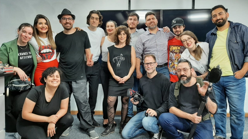 Últimas jornadas de grabación de la película chaqueña "Cuadro a cuadro"