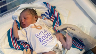 Con Damián, un bebé dominicano, la población mundial llegó a los ocho mil millones de habitantes