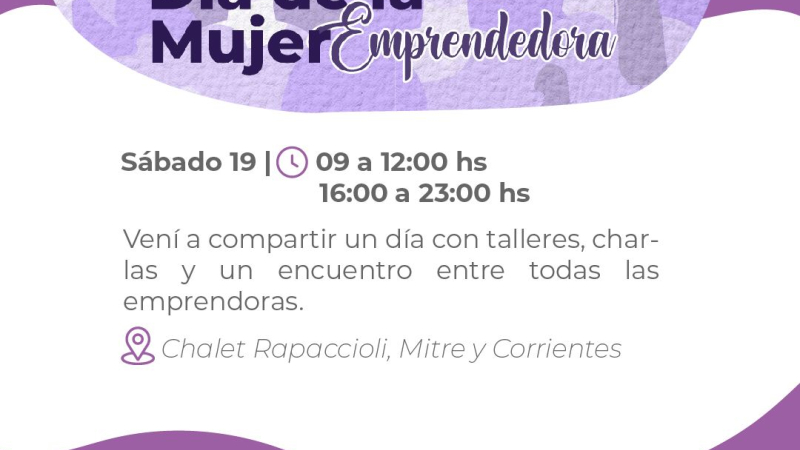Jornada por el Día de la Mujer Emprendedora en el Chalet Rapaccioli