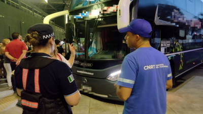 Fin de semana largo: controles de alcoholemia a choferes en la Terminal
