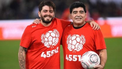 Diego Junior suavizó sus dichos contra Lio Messi: "Es mi capitán, lo adoro"