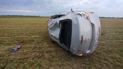 Un hombre falleció tras volcar en la zona rural