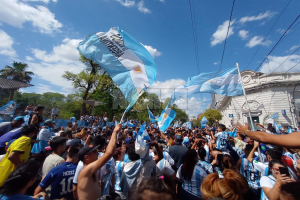 Resistencia de fiesta: así se celebró la tercera Copa del Mundo de la Selección Argentina 