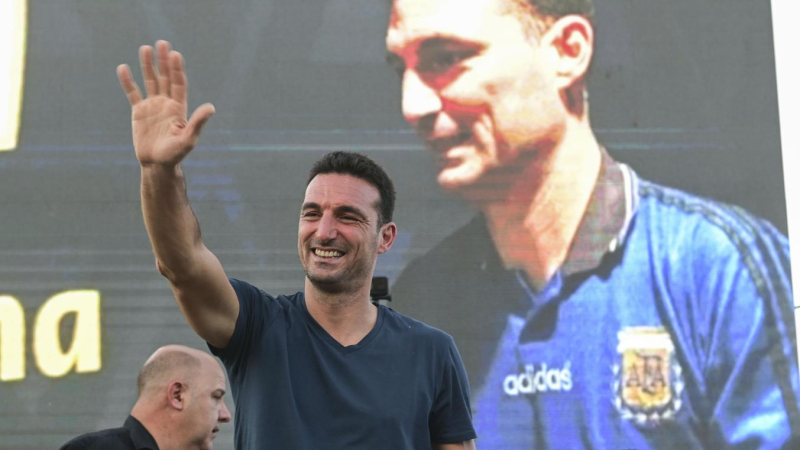 Lionel Scaloni fue homenajeado en Pujato