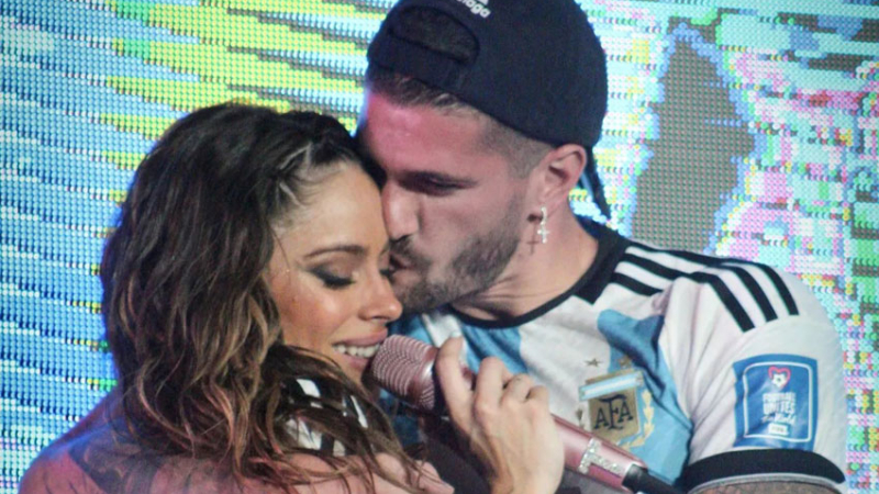 De Paul fue ovacionado en el show de Tini