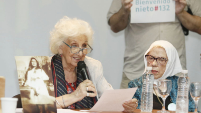 Abuelas de Plaza de Mayo anunciaron la restitución del nieto 132