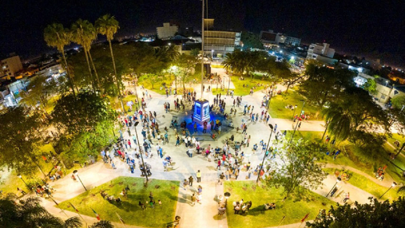 La plaza San Martín quedó nuevamente habilitada