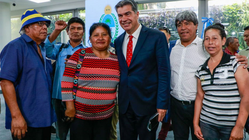Capitanich anunció la convocatoria a elecciones en Colonia Aborigen