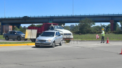 El desvío en la colectora derecha de la Ruta Nacional N° 16 continuará al menos hasta el jueves