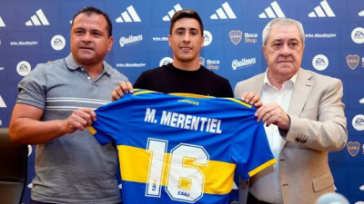 Merentiel fue presentado en Boca