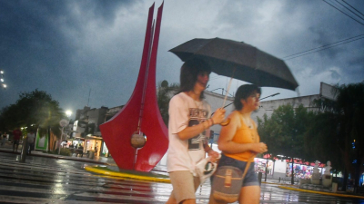 Llegó la lluvia y rige un alerta meteorológico por tormentas para gran parte de Chaco