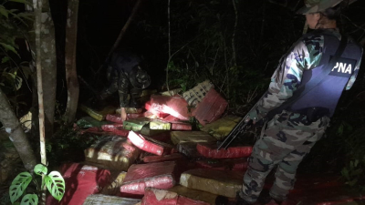 Prefectura secuestró cerca de 1.400 kilos de marihuana en Misiones