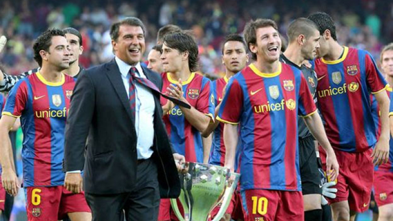 Laporta reconoció contactos con Messi para su posible retorno al Barcelona
