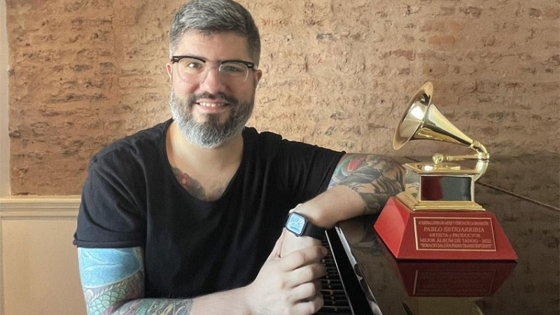 El pianista chaqueño Pablo Estigarribia: "El Latin Grammy ya está en casa"