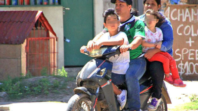 La falta de cascos en el podio de las violaciones de tránsito en la capital