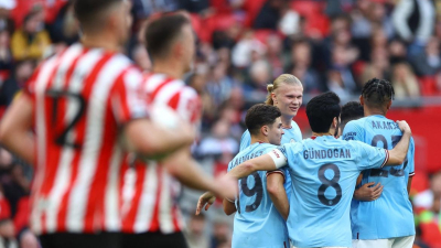 El City goleó con 90" de Julián Álvarez y jugará la final de la FA Cup
