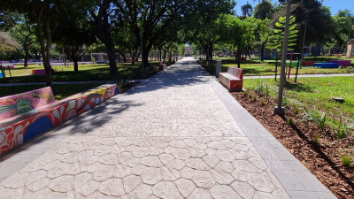 El municipio habilita las remodelaciones de la plaza 25 de Mayo