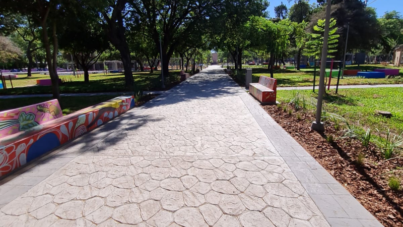 El municipio habilita las remodelaciones de la plaza 25 de Mayo