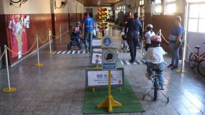 El Municipio llevó a cabo una jornada de educación vial en la E.E.P N° 54.