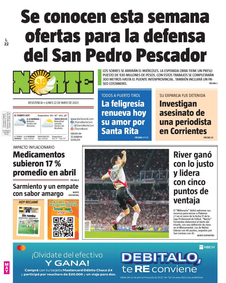 Edición del 22-05-2023