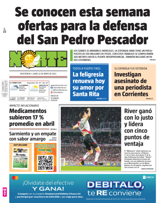 Edición del 22-05-2023