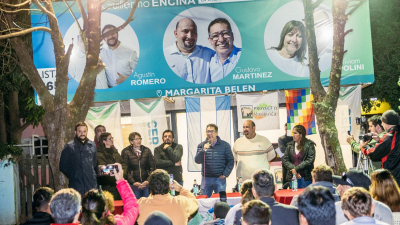 Con Gustavo Martínez, presentaron la precandidatura de Guillermo Encina