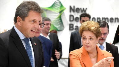 Dilma le anunció a Massa que en agosto Argentina ingresa al banco de los Brics