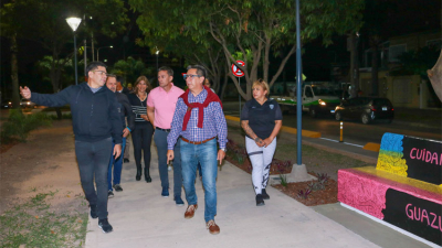 Gustavo Martínez habilitó el circuito aeróbico de Las Heras