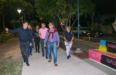 Gustavo Martínez habilitó el circuito aeróbico de Las Heras