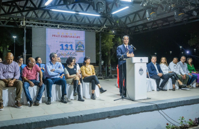 Aniversario de Lapachito: Capitanich inauguró obras