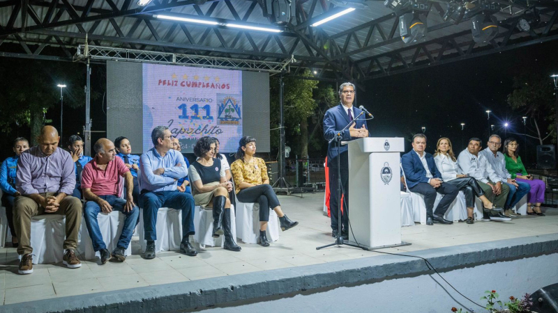 Aniversario de Lapachito: Capitanich inauguró obras