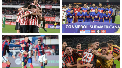 Todos los cruces de dieciseisavos de la Copa Sudamericana