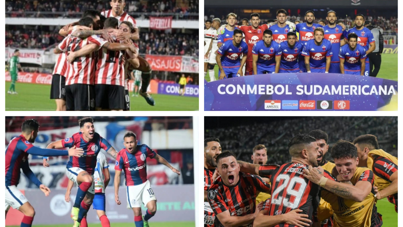 Todos los cruces de dieciseisavos de la Copa Sudamericana