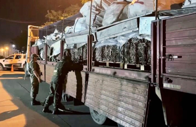 La AFIP incautó contrabando de 28 toneladas de metales