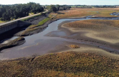 A la capital uruguaya no le queda más de una semana de agua potable