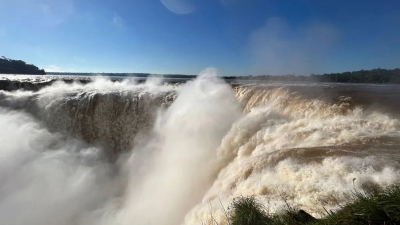 Cataratas asombra con un espectáculo excepcional