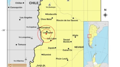 Un fuerte sismo sacudió a Nequén