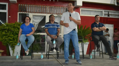 González: "Venimos con el compromiso de escuchar, entender y resolver las demandas del pueblo vilelense"