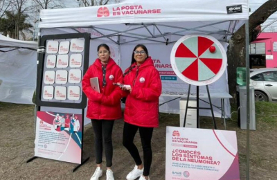 Posta de concienciación para mejorar las coberturas de vacunación