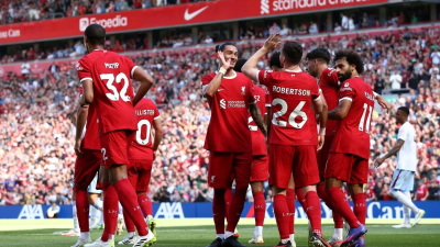 Goleada del Liverpool de Alexis Mac Allister al Aston Villa del Dibu Martínez
