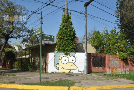 marge simpsons mural.JPG