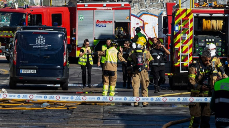 España: al menos 13 muertos por el incendio de un boliche en Murcia