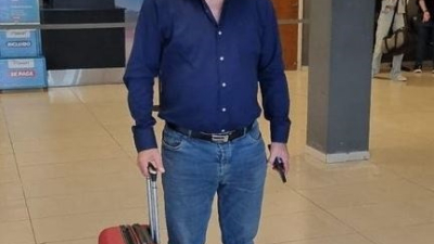 El diputado nacional Aldo Leiva en la sede de las Naciones Unidas