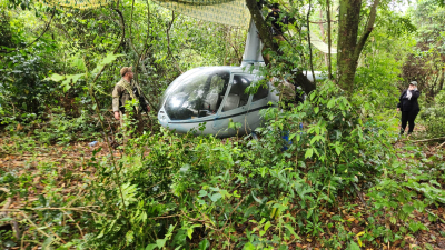 Paraguay: A kilómetros de la frontera con Brasil encontraron un helicóptero narco