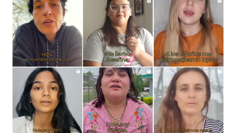 Varias chaqueñas en una campaña que defiende la continuidad de servicios estatales