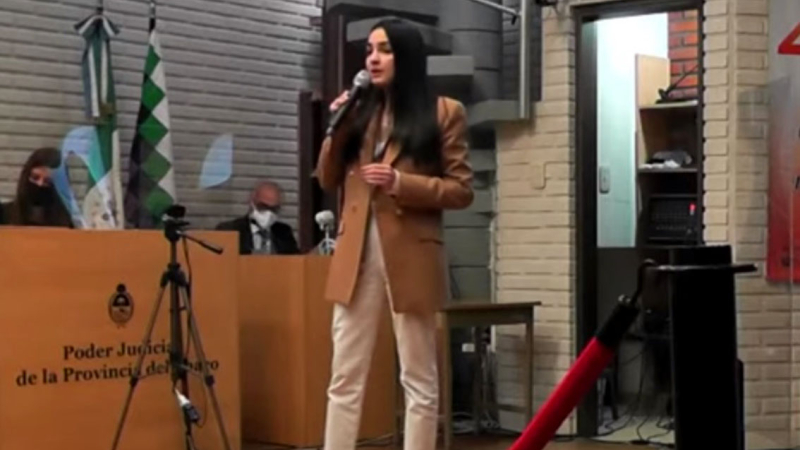 Fonteina tras ser elegida jueza: "Voy a honrar la confianza depositada"